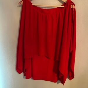 MICHAEL Michael Kors Vibrant Red Top